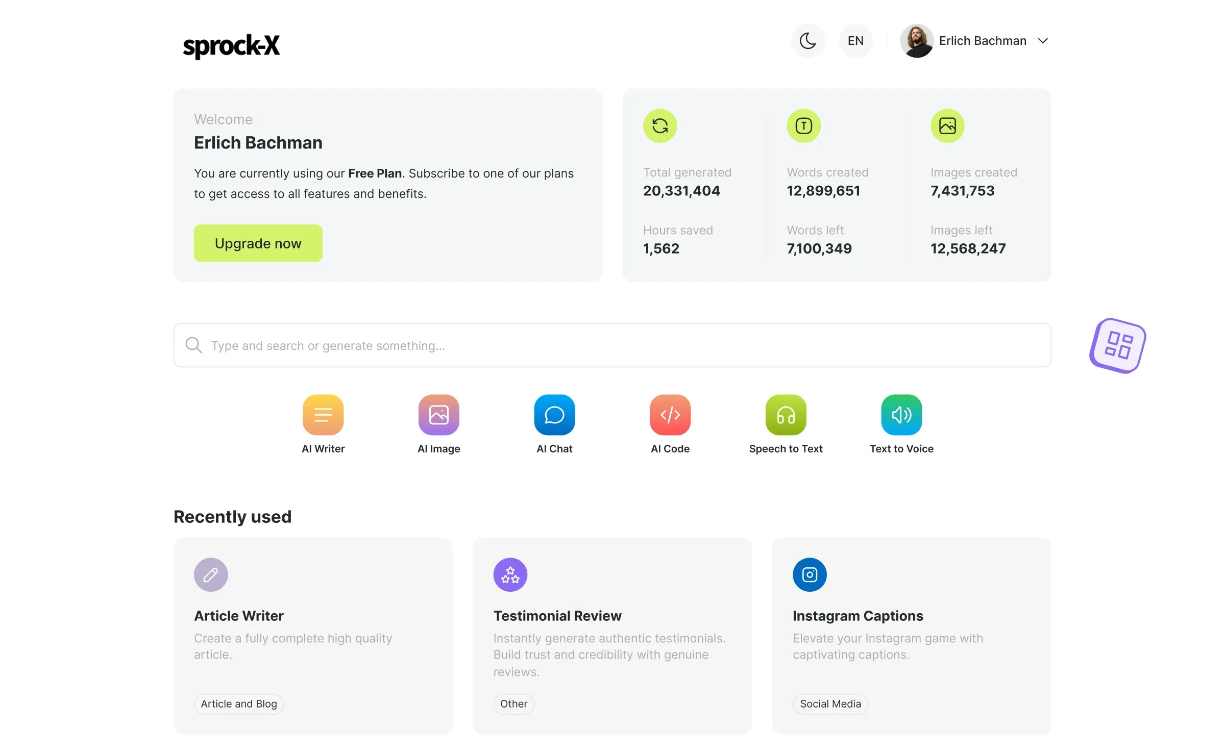 Application preview